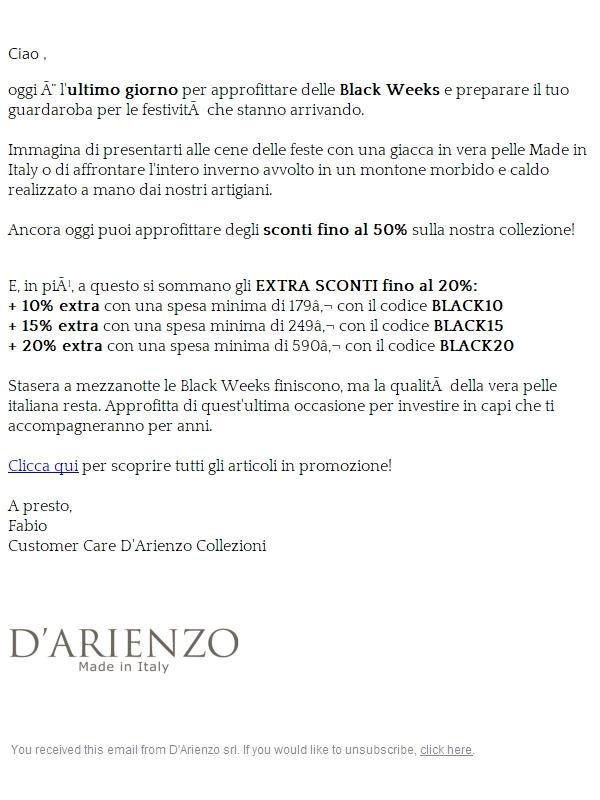 Ultima occasione per il Black Friday