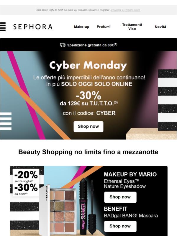 Cyber Monday🚀 Fino al -30% su T.U.T.T.O.