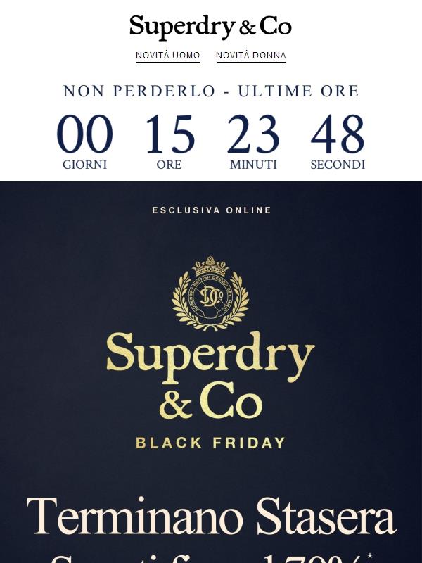 Termina stasera: Black Friday.