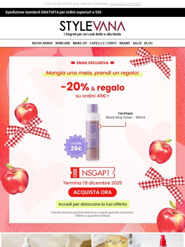 📞Il tuo regalo gratuito di I'M FROM sta chiamando per la Giornata della Mela Rossa 🍎