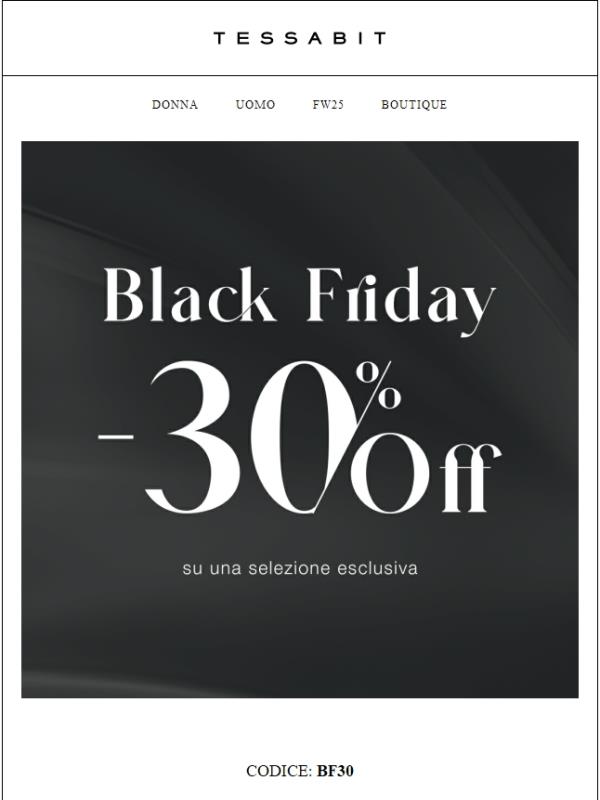 Il Black Friday continua!