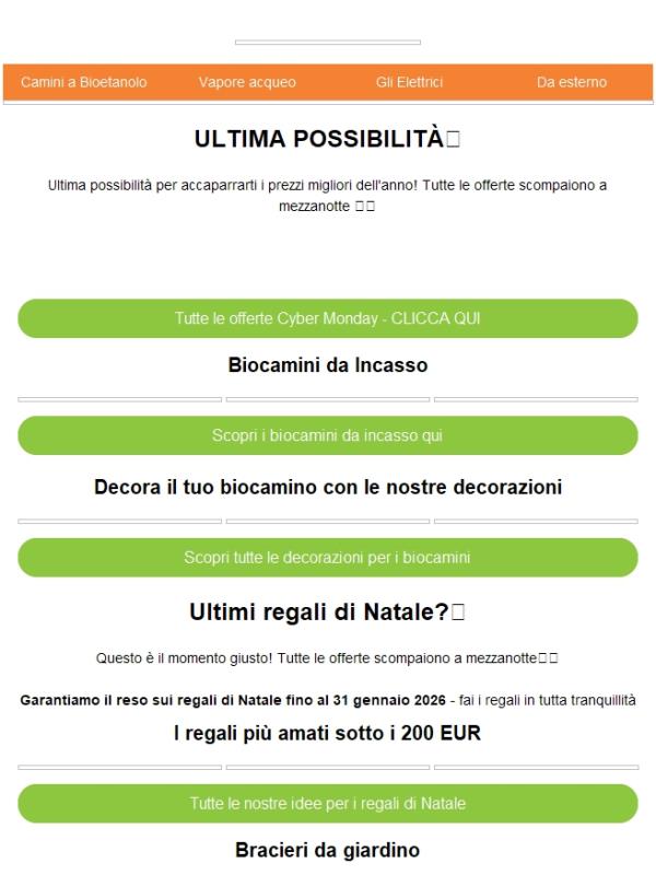 Ultima possibilità! Le offerte terminano presto ⏳