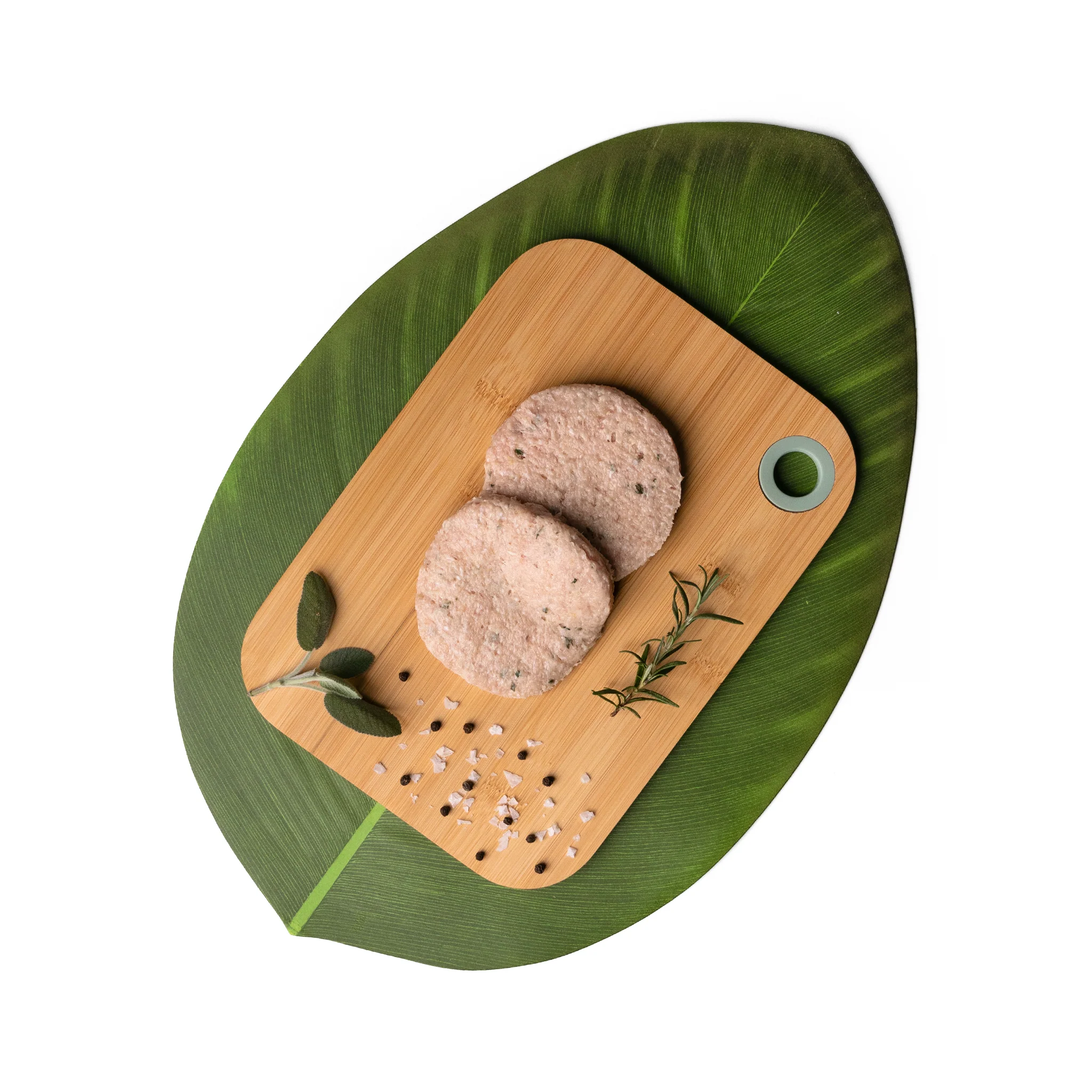 Hamburger di pollo bio