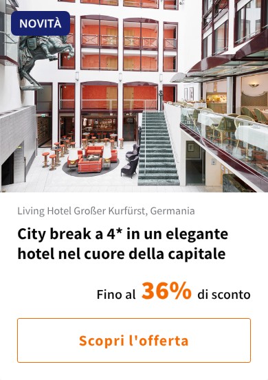 City break a 4* in un elegante hotel nel cuore della capitale