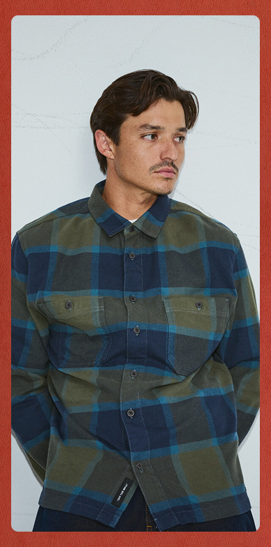 Larkspur Plaid Flannel Shirt