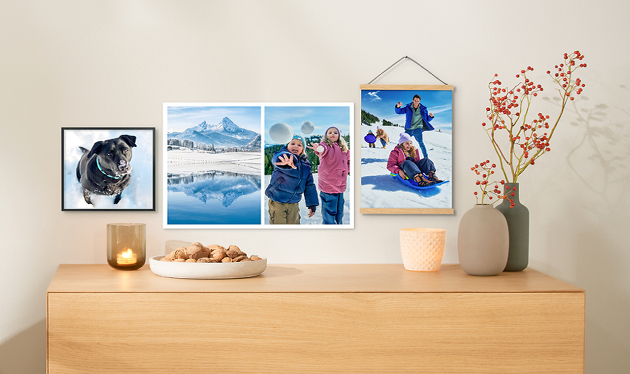 Poster e tele con tema invernale