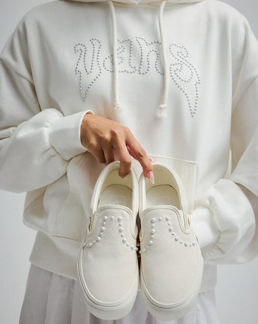 Classic Slip-On Platform Pearlized