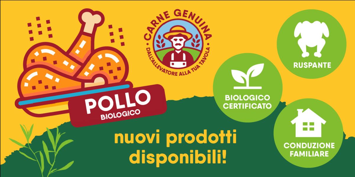 Carne di pollo biologico
