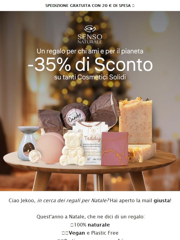 -35% su tanti Cosmetici Solidi