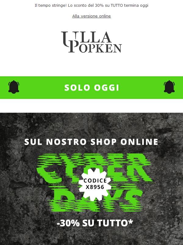 Ultime ore: -30% di sconto sta per finire 🕒