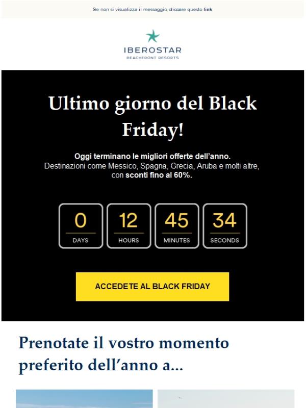 Ultime ore del Black Friday 🕓
