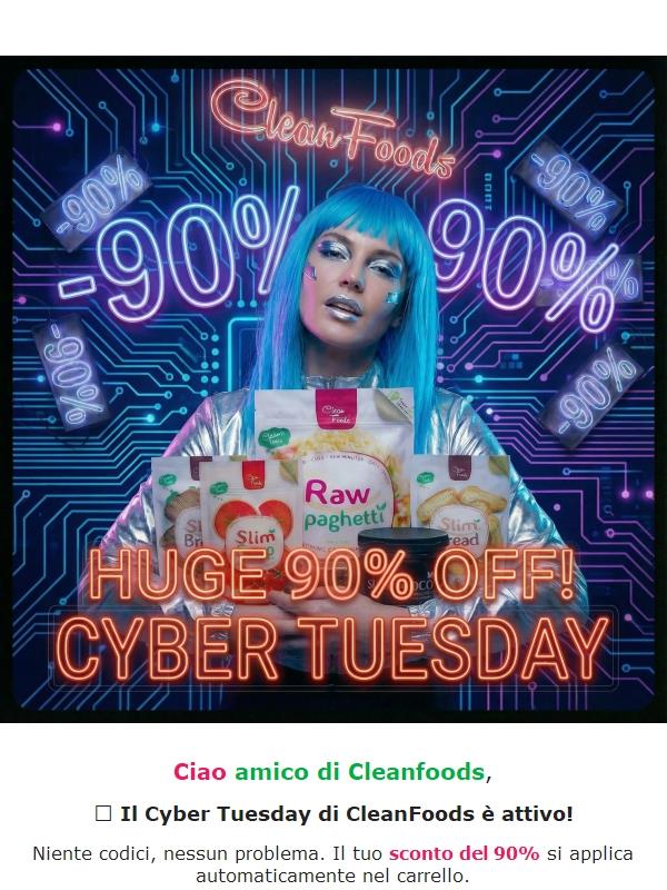 💻 Cyber Tuesday: 90% di sconto su ogni 3° prodotto