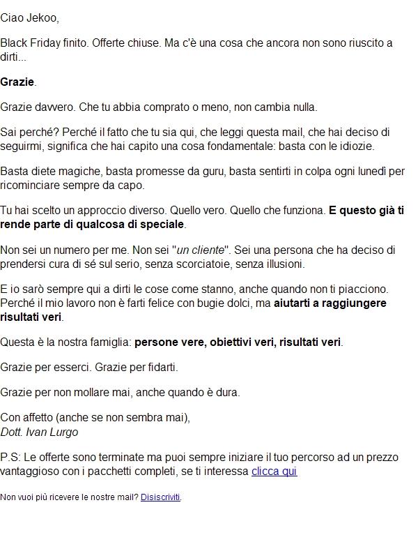 Ti devo dire una cosa (e no, non è per venderti nulla)