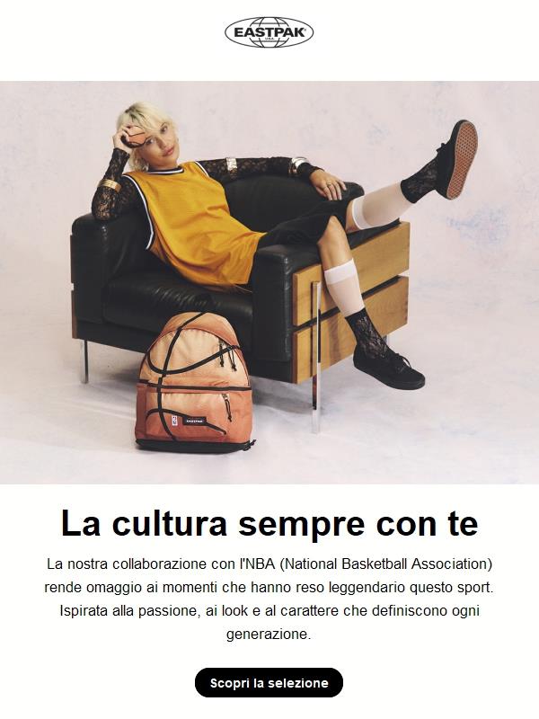 Rappresenta la tua squadra preferita con la collezione NBA x Eastpak