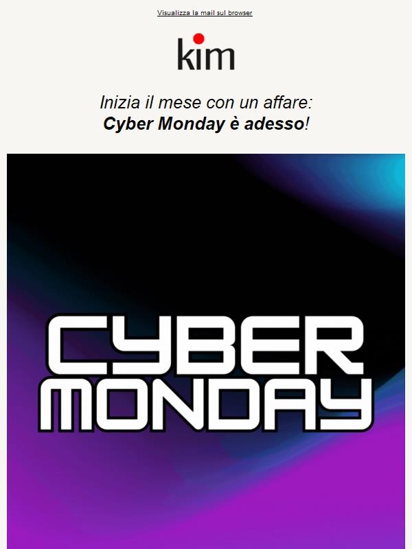 🤖Cyber Monday è arrivato!⏳