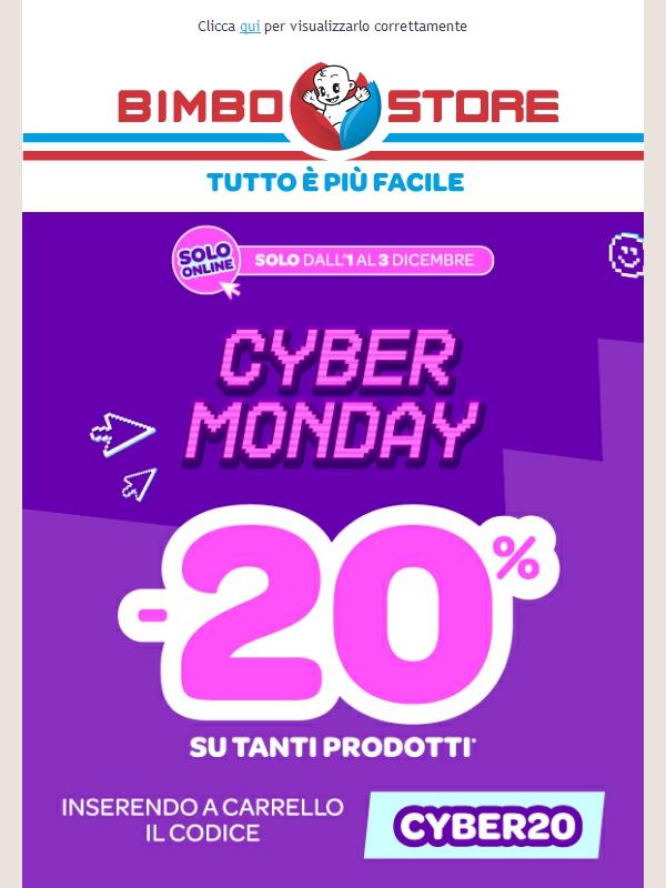 🔥🛍️ CYBER MONDAY, ultimi giorni!