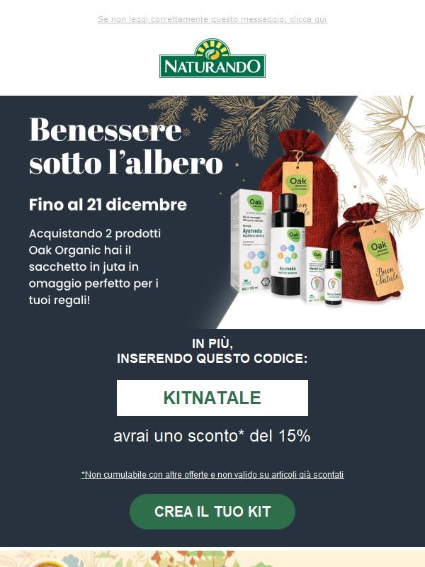 🎄Il benessere sotto l’albero: Kit Natale a -15% con codice promo🎁
