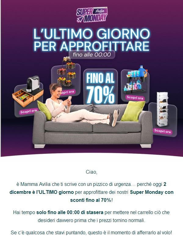 Ciao, ultimi rintocchi del Super Monday… finisce a mezzanotte! ⏳🔥