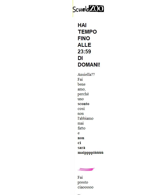 Ultime ore per avere 200€ di sconto!