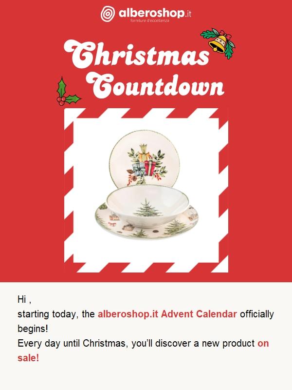 🎄 The Alberoshop Advent Calendar begins!