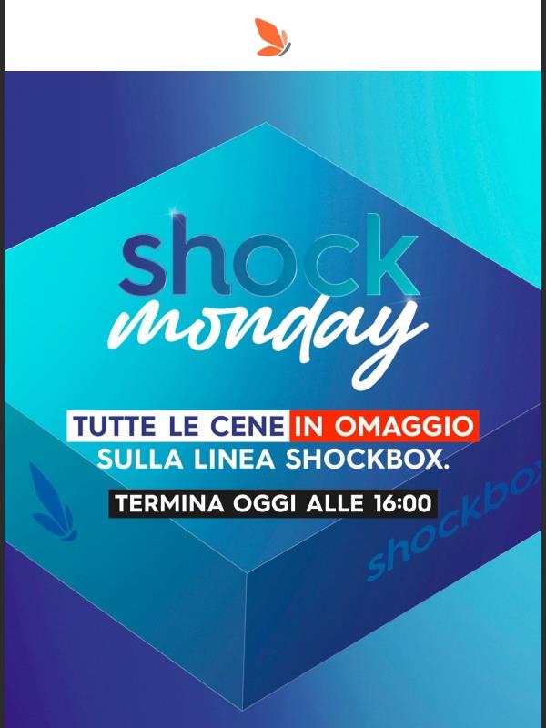 💥 Shock Monday: cene in regalo su Shockbox.