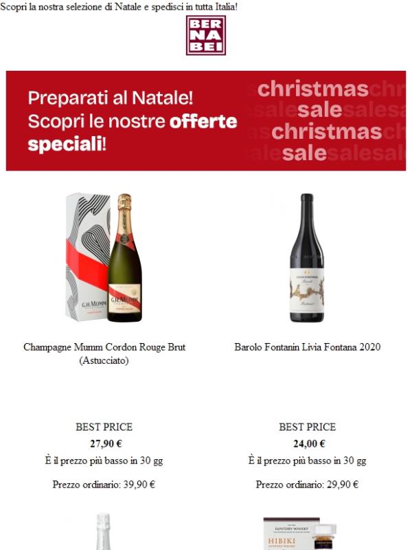 Christmas Sale 🎄 Sconti su oltre 1500 Etichette!
