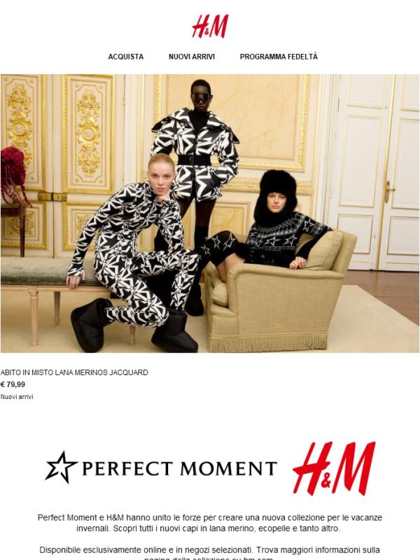 Perfect Moment H&M è qui