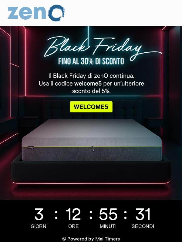 ⚫️ Ultimi giorni per acquistare zenO e i suoi accessori ad un prezzo speciale