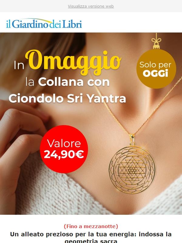 (SOLO OGGI) 🎁 Collana Sri Yantra in Omaggio | Valore 24,90€