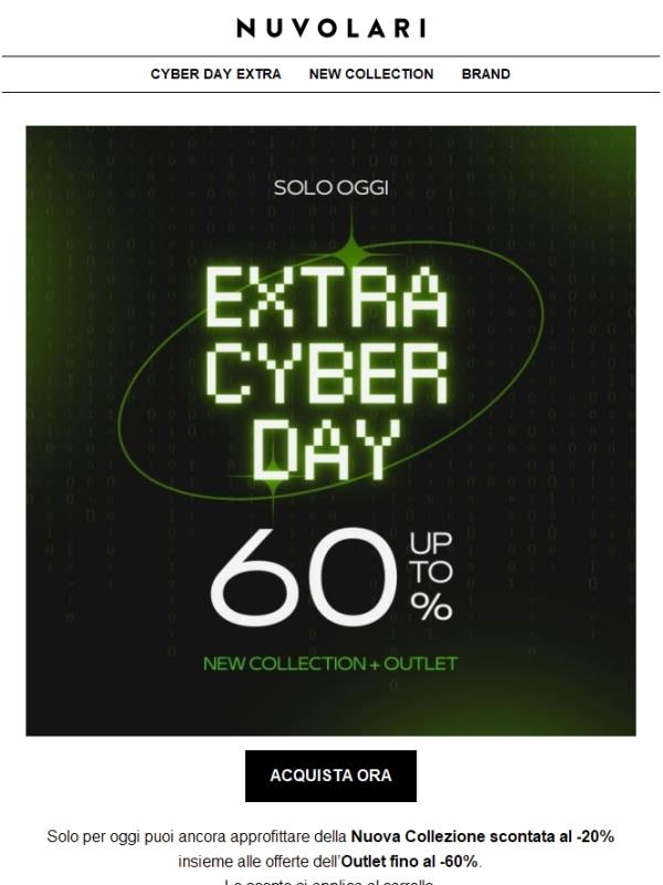 EXTRA DAY : Sconti Fino al 60%