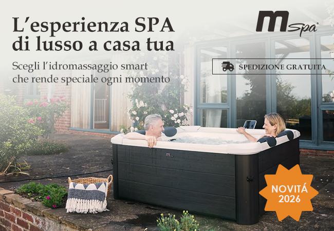 L'esperienza spa di lusso a casa tua. scegli l'idromassaggio smart che rende speciale ogni momento. Spedizione gratuita!