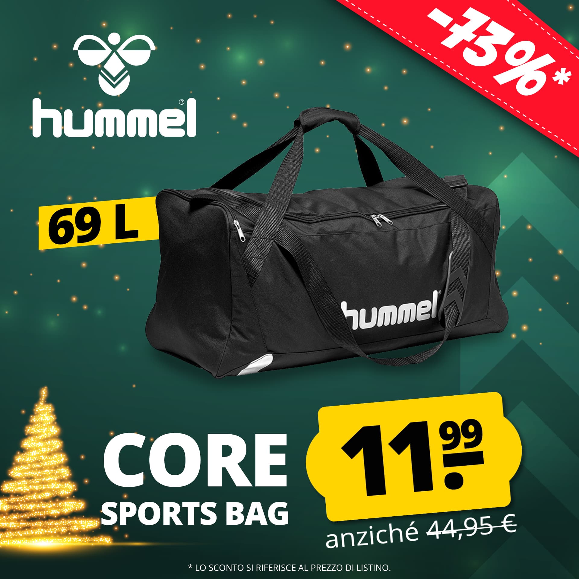 hummel core sports bag large sporttasche