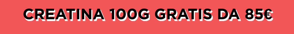 creatina 100g gratis da 85€