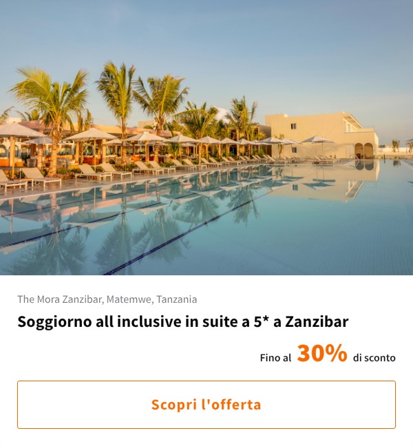 Soggiorno all inclusive in suite a 5* a Zanzibar