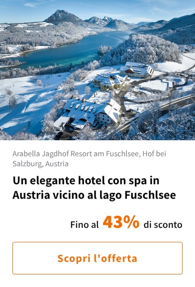 Un elegante hotel con spa in Austria vicino al lago Fuschlsee