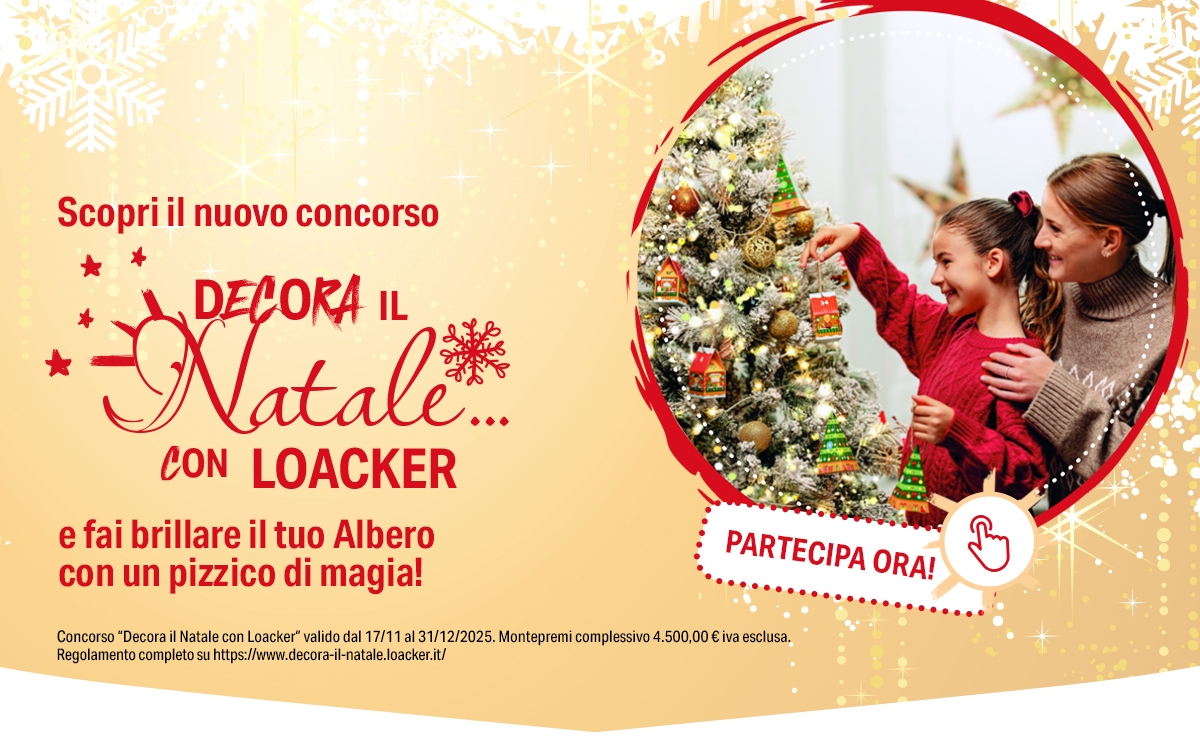 Luci accese, addobbi pronti e un dettaglio in più: la bontà Loacker