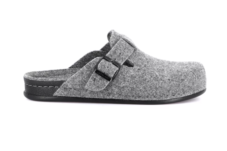 Sabot in feltro riciclato con sottopiede rivestito in feltro | REPS