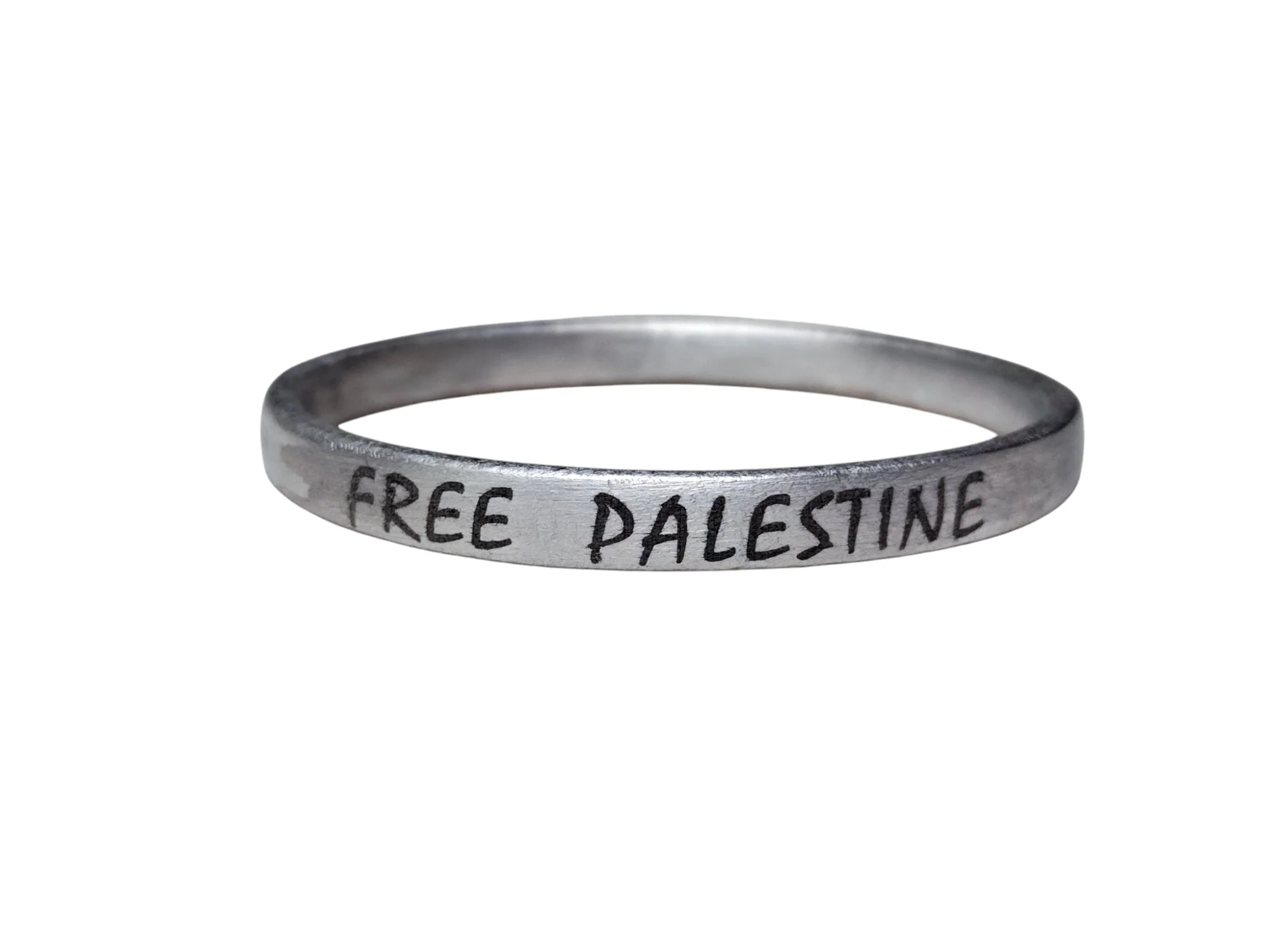 Image of Bracciale Rigido “Free Palestine” – Edizione Solidale PCRF Italia: Solidarietà e Eleganza