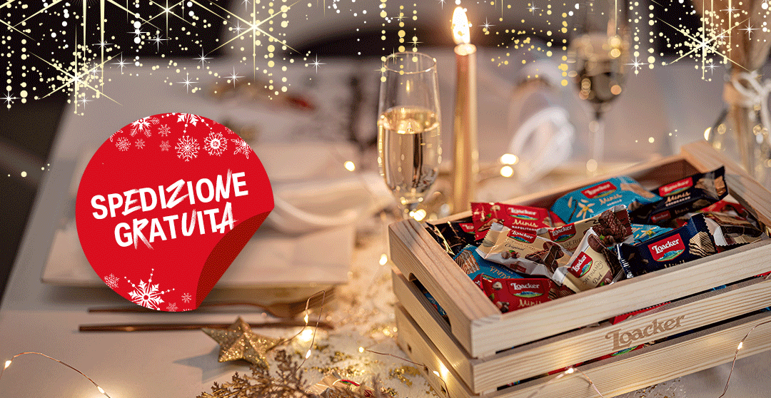 Natale arriva senza costi di spedizione