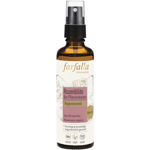 farfalla Idrolato Biologico di Petali di Rosa