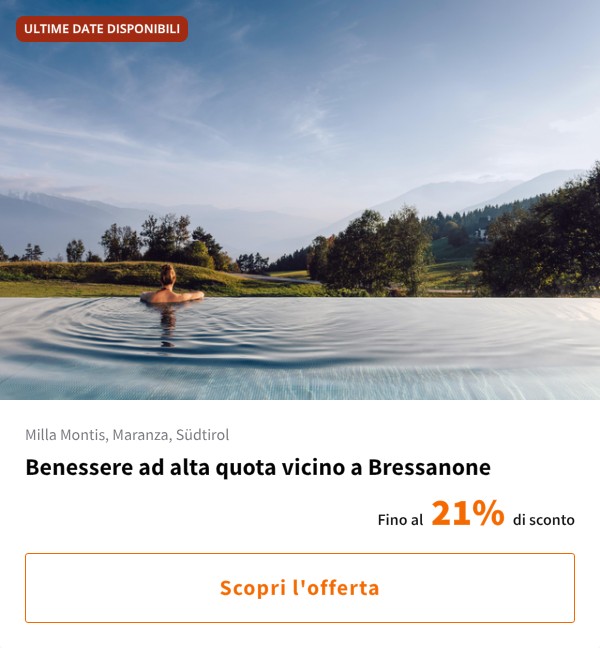 Benessere ad alta quota vicino a Bressanone
