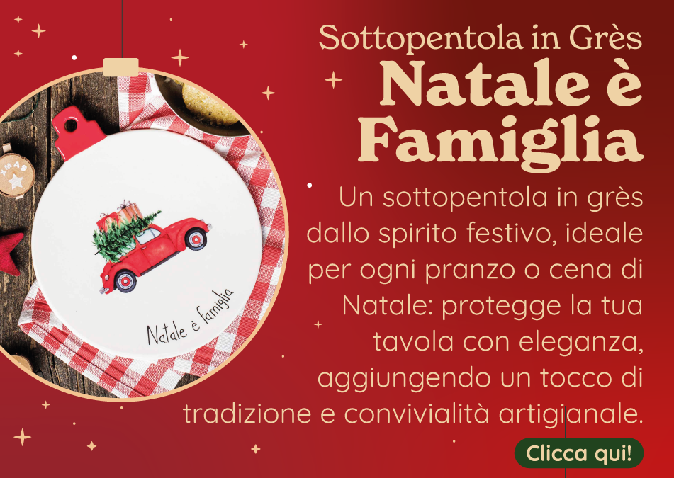 Sottopentola Palla in Grès - Natale è Famiglia