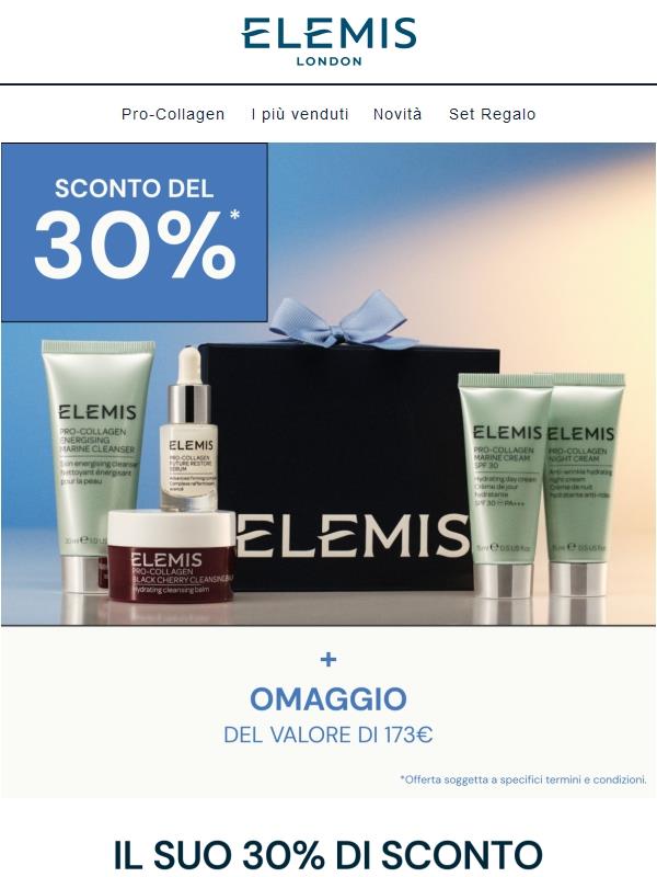 Il Suo 30% di sconto La aspetta…
