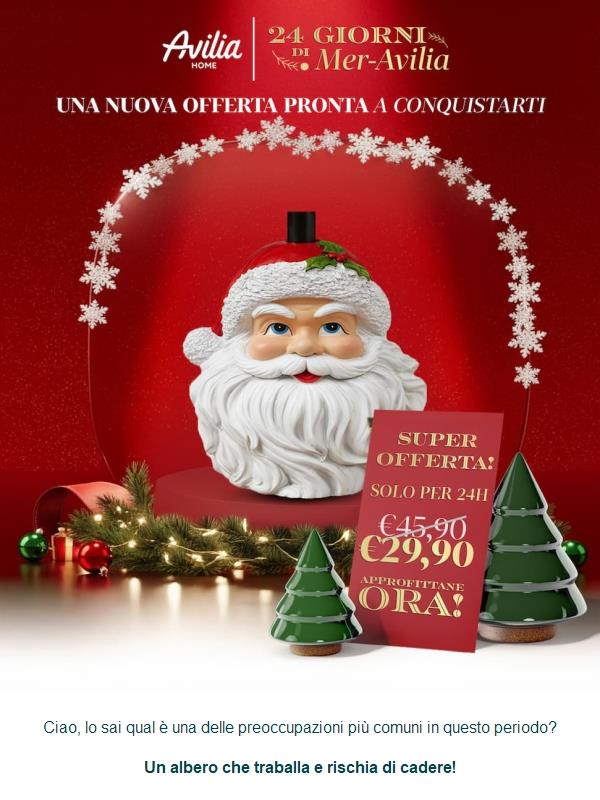 Ciao, il tuo albero non sta dritto? La sorpresa di oggi lo sistema subito! 🎄✨