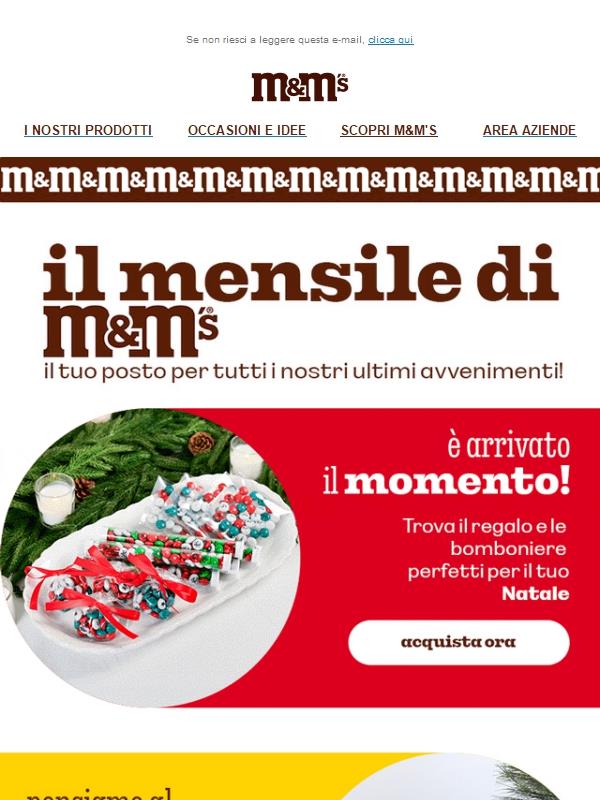Il divertimento di M&M'S per dicembre!