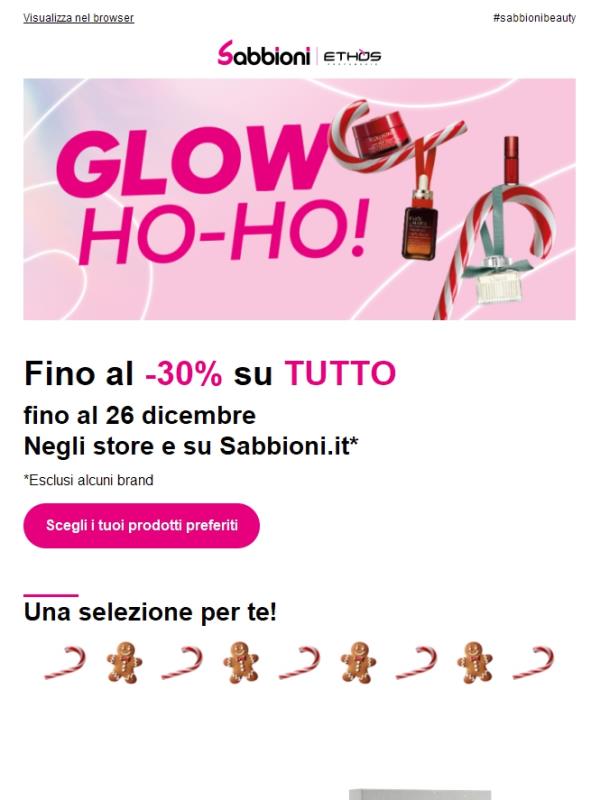 🎅 Fino al -30% SU TUTTO