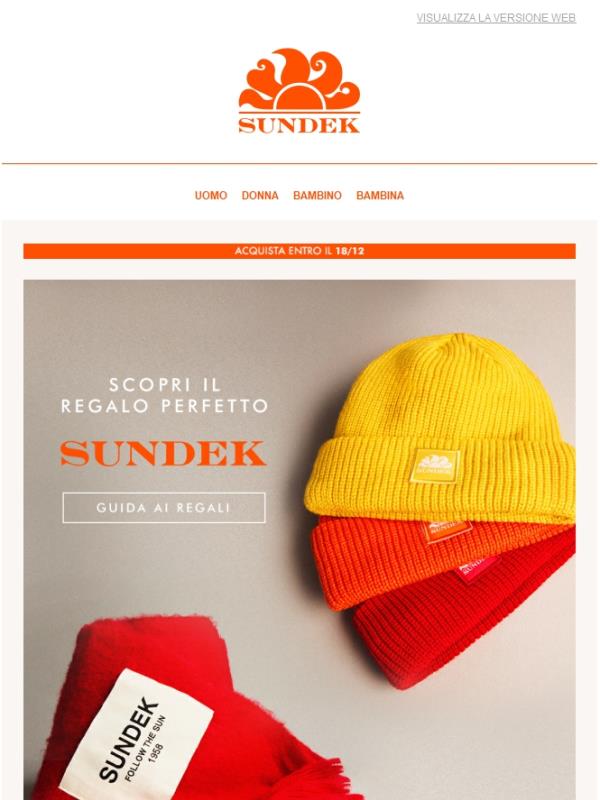 🎁 SUNDEK GUIDA AI REGALI