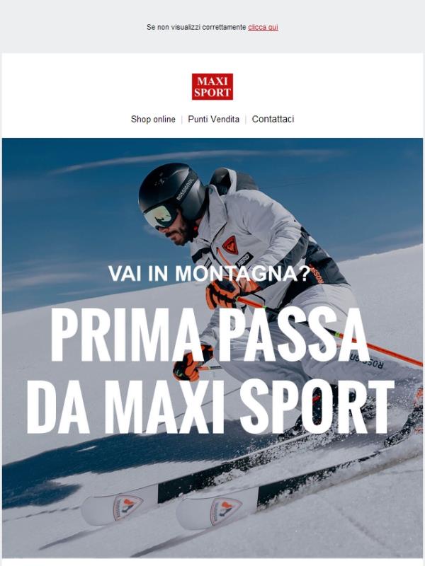 ❄️ EXTRA -10% a carrello per la tua voglia di Neve! ❄️