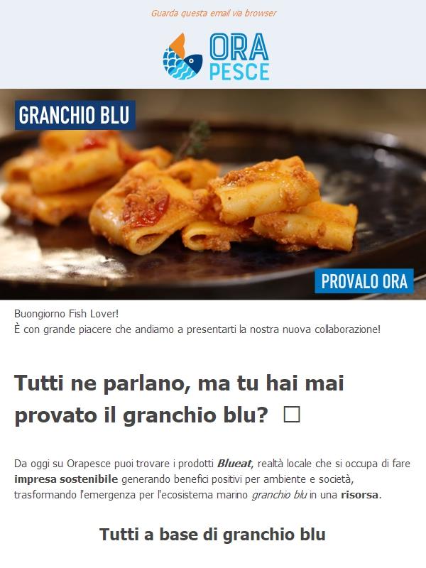 Buongiorno, Fish Lover, 🔷 scopri i prodotti Blueat sullo shop Orapesce