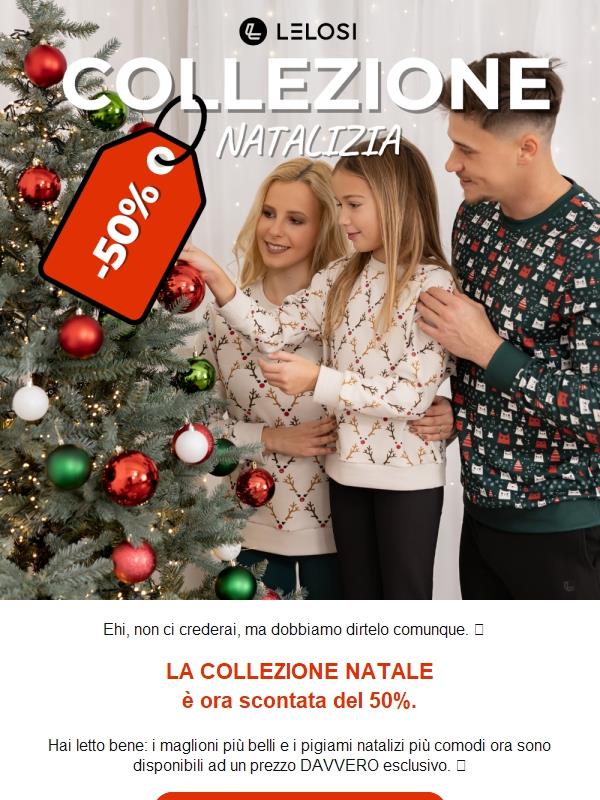 🎄-50% sulla COLLEZIONE NATALIZIA 🎁